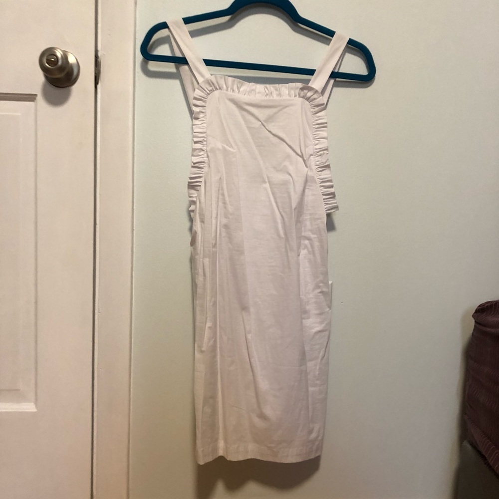 Smocked white dress